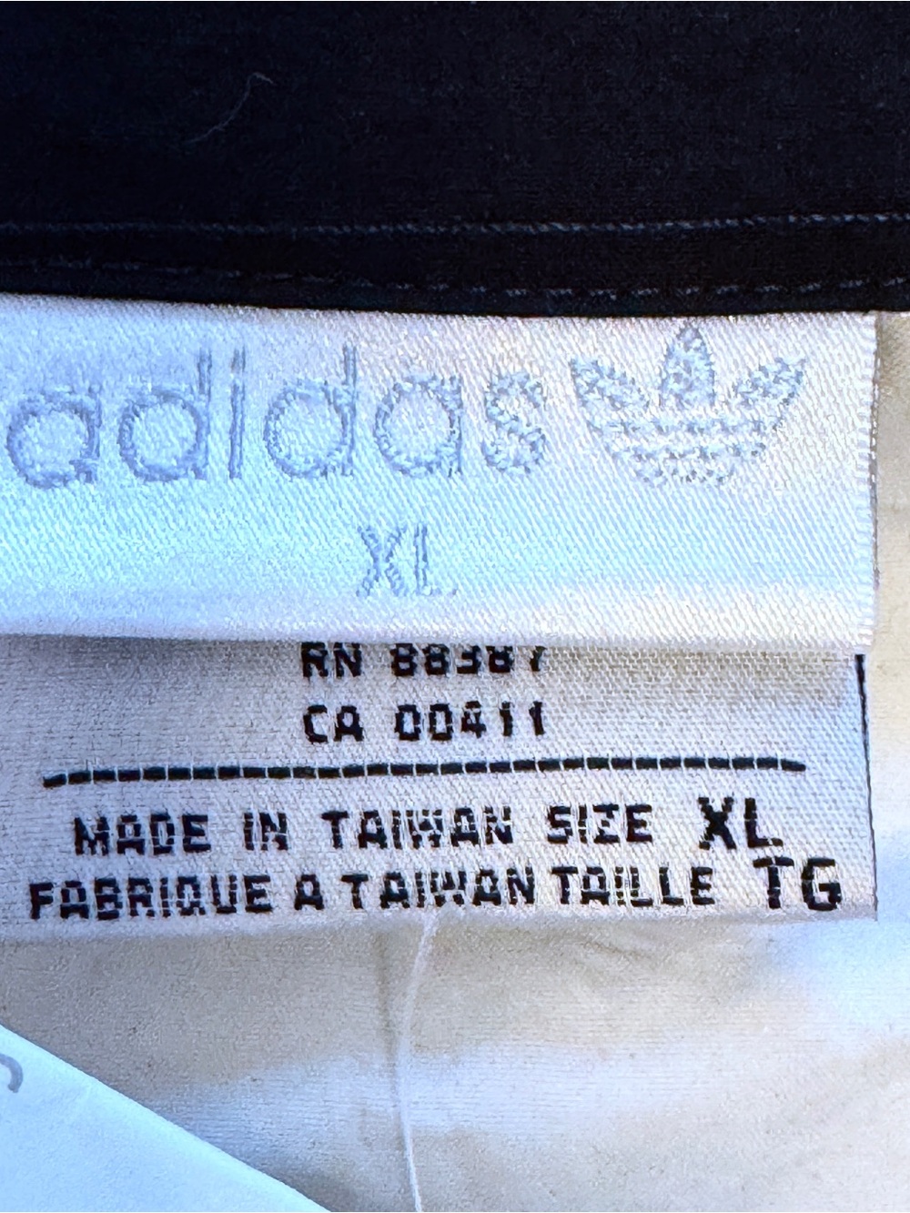 Vintage 1994 BOSTON MARATHON adidas (XL) Running Jacket-Black&White-NEW W/ TAGS - Picture 2 of 9